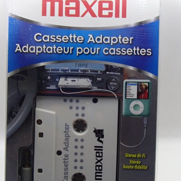 Maxell P-10 Cassette Adapter for iPod, Mp3 music player, or portable CD players - Picture 2 of 5